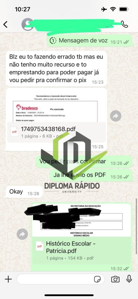 Comprar Diploma do Ensino Médio